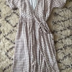 Urban Outfitters Gabrielle Midi Wrap Dress